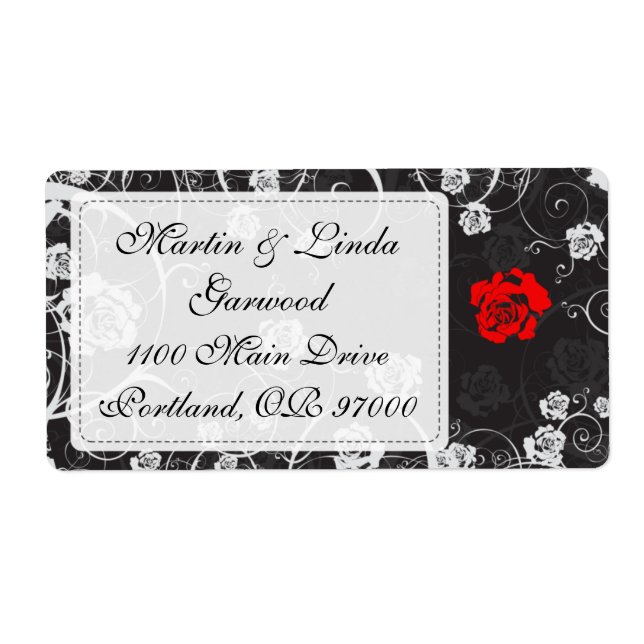 Étiquette d'expédition de crépuscule (lumière) (Devant)