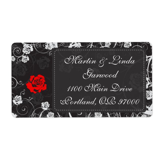 Étiquette d'expédition de crépuscule v2 (Devant)