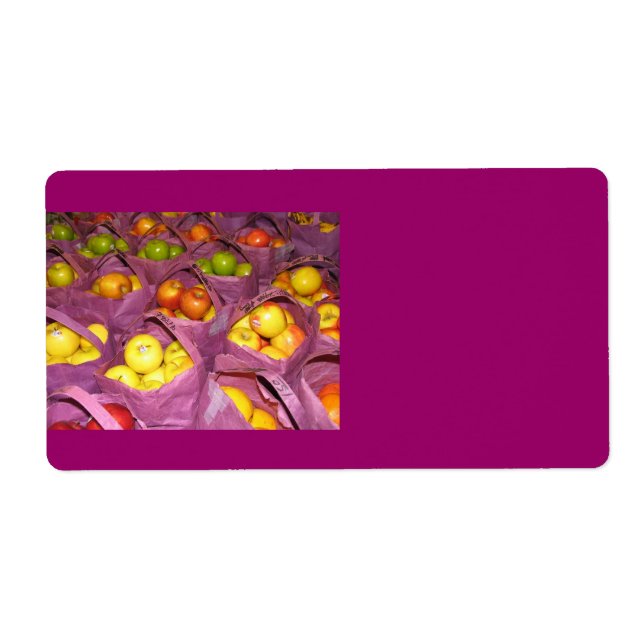 Étiquette d'expédition des applications (Devant)