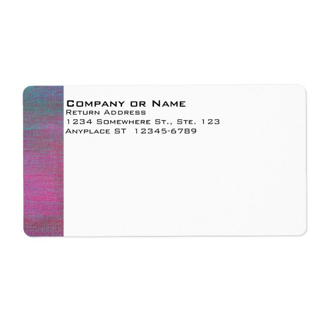 Étiquette d'expédition peint (Devant)