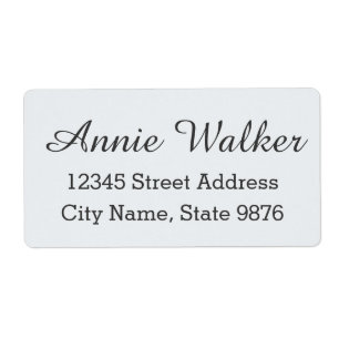 Étiquette d'expédition personnalisé moderne - Blan