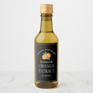 Étiquette d'extraction orange