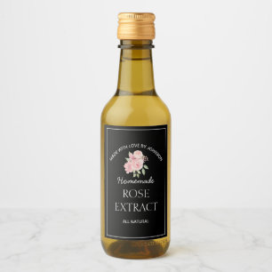 Étiquette d'extraction rose