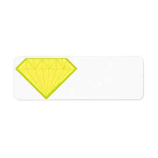 Étiquette Diamant jaune
