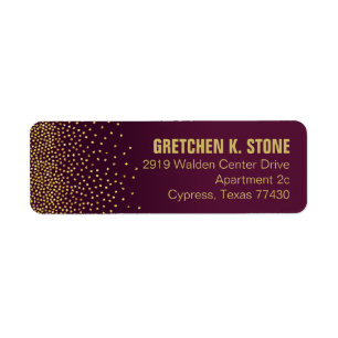 Étiquette Diamants dans l'adresse Sky   aubergine