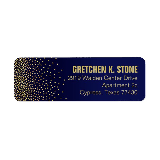 Étiquette Diamants dans l'adresse Sky | marine (Devant)