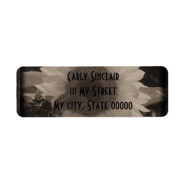 Étiquette Diatrope Tournesol IV (Devant)