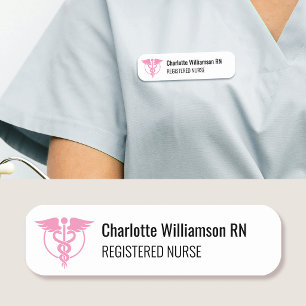 Étiquette d'identification de nom d'infirmière dip