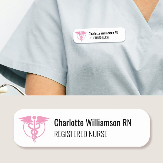 Étiquette d'identification de nom d'infirmière dip (Créateur téléchargé)
