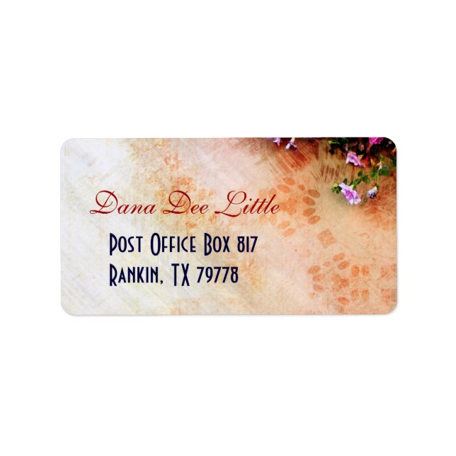 Étiquette d'inspiration sud-ouest (Devant)