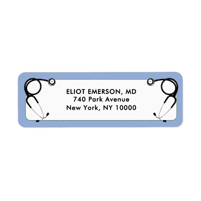 Étiquette Diplôme de docteur (Devant)
