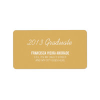 Diplôme du secondaire 2013 Gold White