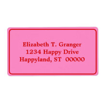 do-it-yourself Couleurs encadrées rose #3 rouge