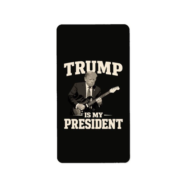 Étiquette Donald Trump est mon président (Devant)