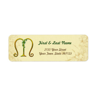 Étiquette d'or d'Irlande