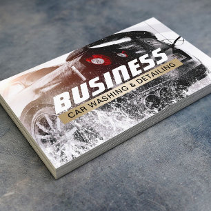 Étiquette d'or pour auto de lavage de voiture auto