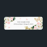 Étiquette Douze ans charmants Fleur de rougissement Papillon<br><div class="desc">Adorable, faire rougir, invitation pour une fête d'anniversaire "Sweet sixteen" à motif floral rose. Facile à personnaliser avec vos informations. N'hésitez pas à me contacter via le chat si vous avez des questions sur l'œuvre d'art ou si vous avez besoin d'une personnalisation. Consultez la collection pour plus d'articles. REMARQUE IMPORTANTE...</div>