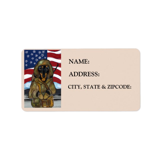ÉTIQUETTE DOXIE SOLDIER (Devant)