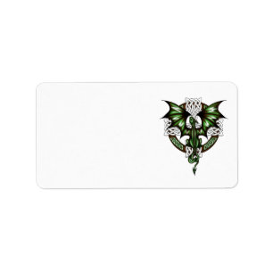 Étiquette Dragon celtique