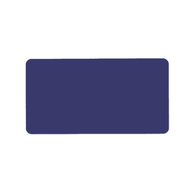 Étiquette Drapeau américain bleu Royal bleu profond bleu (Devant)