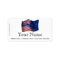 Drapeau australien-américain