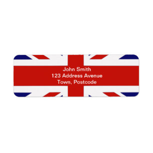 Étiquette Drapeau britannique