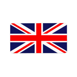 Étiquette Drapeau britannique