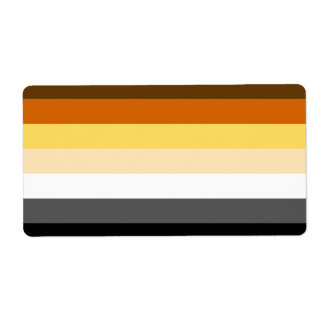 Étiquette Drapeau de la Fraternité Gay Bear