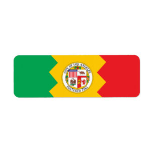 Étiquette Drapeau de la ville de Los Angeles