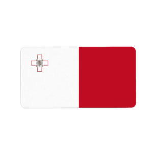 Étiquette Drapeau de Malte