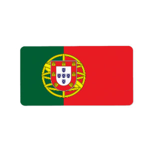 Étiquette Drapeau du Portugal