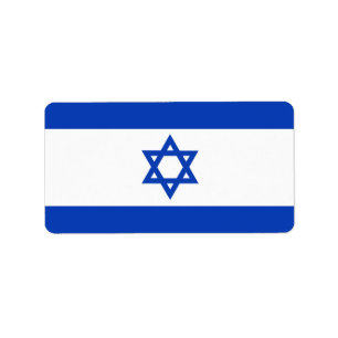 Étiquette Drapeau Israël