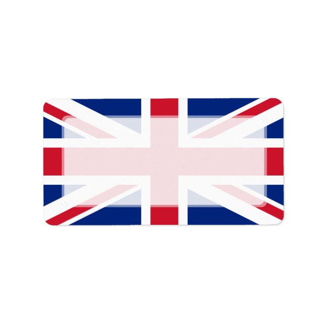 Étiquette Drapeau national britannique (Devant)
