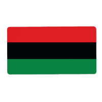Drapeau rouge, noir et vert