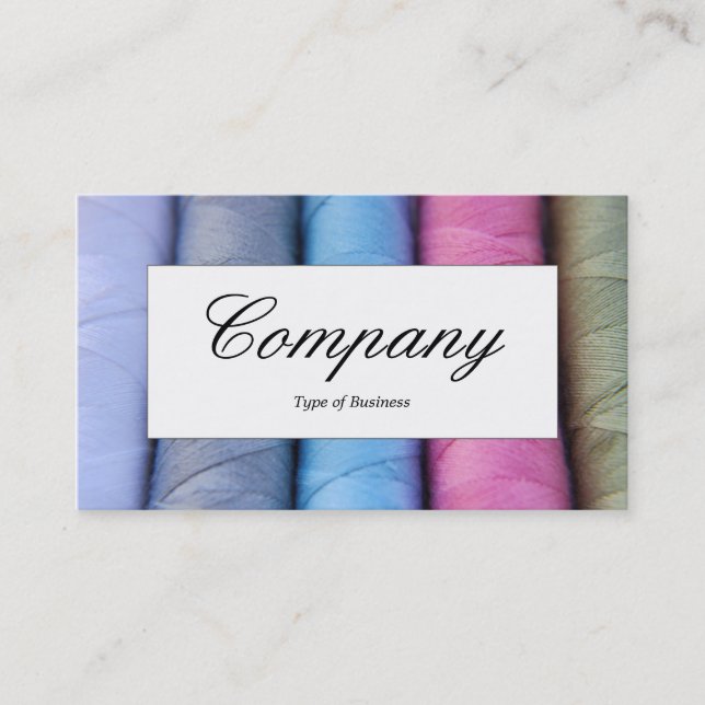 Étiquette du centre - bobines de coton (Devant)