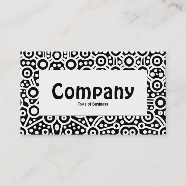 Étiquette du centre - Curcuits Aliens II - Noir (Devant)