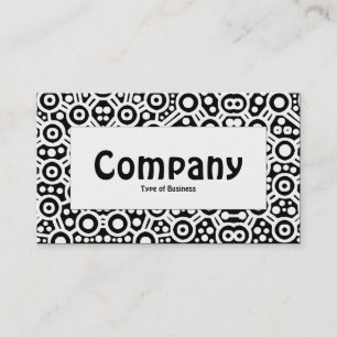 Étiquette du centre - Curcuits Aliens - Noir