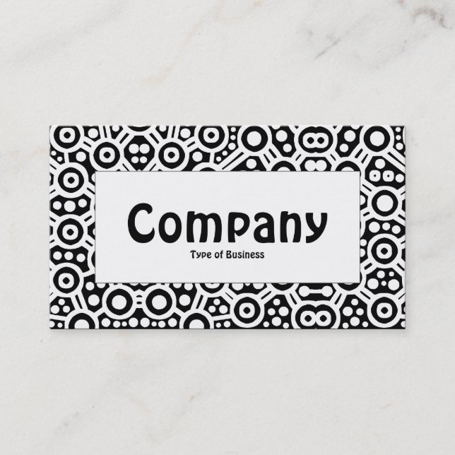 Étiquette du centre - Curcuits Aliens - Noir (Devant)