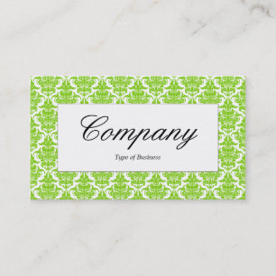 Étiquette du centre - Martian Green Damask