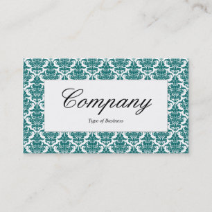 Étiquette du centre - Moss Green Damask