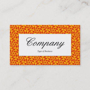 Étiquette du centre - OrangeTerrazzo Motif 03