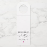 Étiquette du cintre à bulle Ellesmere Bridesmaid
