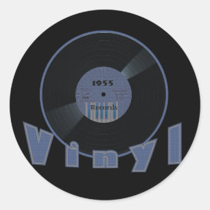 Étiquette du disque 1955 du VINYLE 33 t/mn
