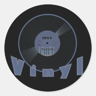 Étiquette du disque 1955 du VINYLE 33 t/mn