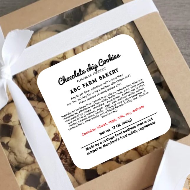 Étiquette du droit du chalet du Maryland (Créateur téléchargé)