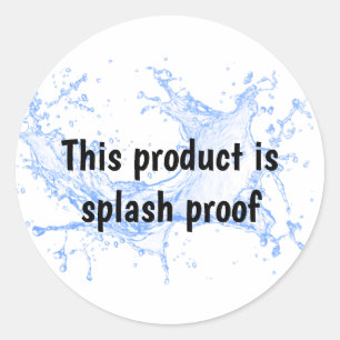 Étiquette du étiquette de sceau de produit étanche