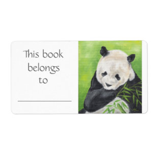 Étiquette du livre Panda Bear
