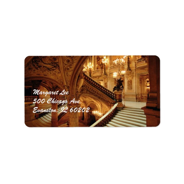 Étiquette du musée de Paris (Devant)