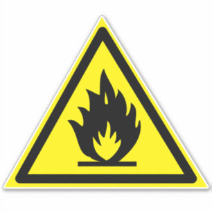 Étiquette du symbole de danger des matières oxydan