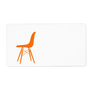 Étiquette Eames a moulé la chaise latérale en plastique